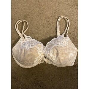 ***VINTAGE*** VICTORIA'S SECRET LACE DETAIL  PUSH-UP‎ DOUBLE STRAP BRA SIZE 34 D